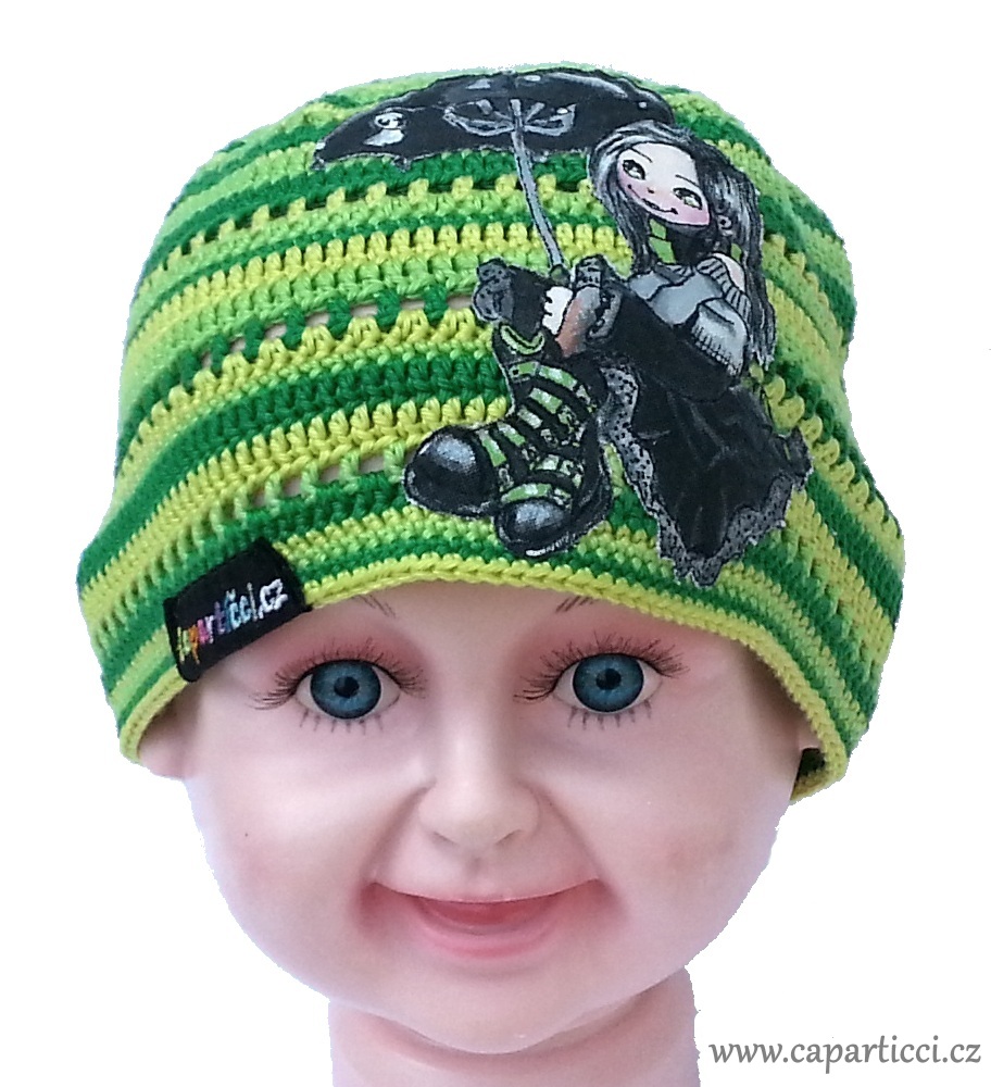 holčička s deštníkem