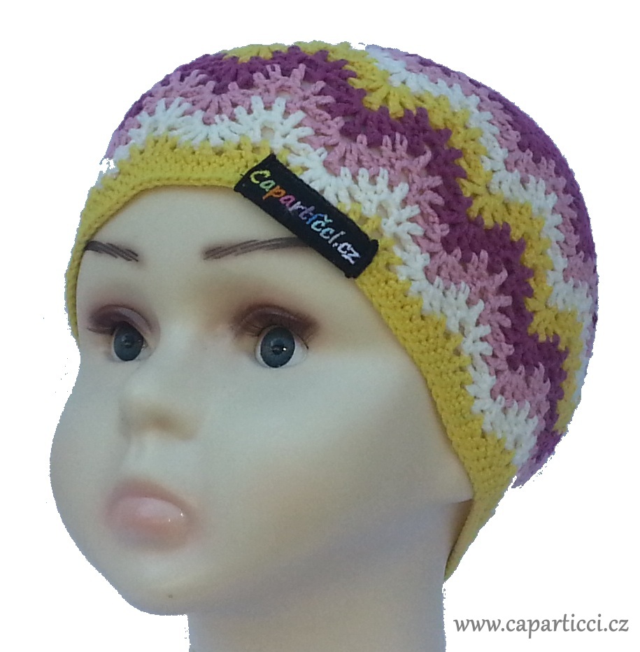 vlnková vínovožlutá